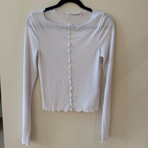 Abercrombie & Fitch Ribbed Basic Long Sleeve